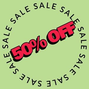 50% OFF SALE